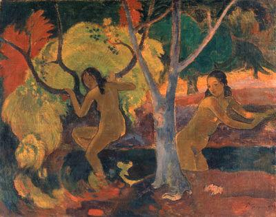 Paul Gauguin Bathers at Tahiti oil painting picture